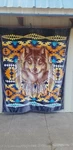 Wolf Dreamcatcher Feathers Indian Southwest Queen Size Blanket. Fixed Price $58.21.