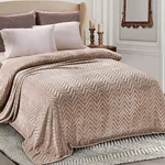 Flannel Fleece Queen Size Blanket, Lightweight Breathable Soft Bedspread Plu. Fixed Price $30.60.