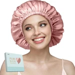 Yfong Double Layered 100% Silk Bonnet For Sleeping Women, 22 Momme M, Pink. Fixed Price $31.70.