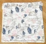 Lovey Security Blanket Baby Girl Minky Ultra Soft Aspyn Grove Pink Blue White. Fixed Price $22.00.