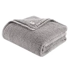 Modern Grey Berber Full Queen Blanket Stylish Cozy All Season Throw 90X90. Fixed Price $61.99.