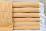 Home Decor Blanket, Mustard Throw, 71X87 Inches, Chevron. Fixed Price $37.31.