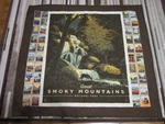 Usa Handmade Lap/throw Size Quilt- Great Smoky Mountains 48" X 54" Flannel Back. Fixed Price $115.00.