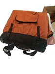 North Pole "the Spectator" Fold & Go Stadium Seat And Blanket - Orange. Fixed Price $48.00.