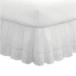 Fresh Ideas Eyelet Bed Skirt Dust Ruffle Embroidered Assorted Sizes Colors. Fixed Price $35.84.