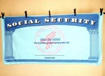 Novelty Fleece Blanket, Social Security Card, Signature, 34" X 68", #L8321. Fixed Price $9.95.