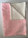 Wal Mart Pink Chevron Zig Zag Sherpa Baby Blanket E3. Fixed Price $19.99.