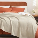 Queen Size Waffle Weave Blanket 100% Pre-washed Cotton Lightweight Snag. Fixed Price $54.99.