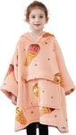 Oversized Wearable Blanket Hoodie Sherpa Sweatshirt W/pocket Ages 6-10 Gift. Fixed Price $49.59.