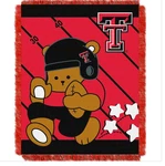 Northwest Texas Tech Red Raiders Fullback Baby Woven Jacquard Throw. Fixed Price $23.99.