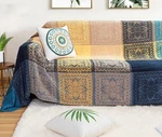 Aivia Bohemian Throws Blanket, Chenille Woven Colorful Recliner Chair Couch T.... Fixed Price $101.98.