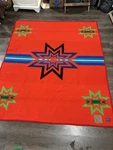 Vtg Beaver State Pendleton Woolen Mills Native 63"X75 Blanket Sioux Star. Fixed Price $199.99.