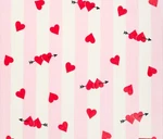 New Victorias Secret Pink Valentine Soft Fleece Sherpa Heart Blanket Throw 60X50. Fixed Price $25.00.