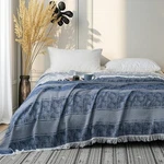 Cooling Muslin Cotton Blanket Queen Size 90X90 Soft Breathable Lightweight Throw. Fixed Price $128.99.