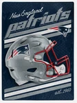 Nfl Official New England Patriots 60" X 80" Northwest Raschel Throw Blanket. Fixed Price $35.96.