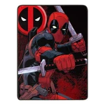 Northwest Deadpool Micro Raschel Throw Blanket, 46" X 60", Swordsman. Fixed Price $33.11.