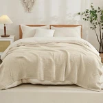 Emme Cotton Blanket Size For Bed Soft Large Queen, 01 - Light Tan. Fixed Price $81.70.
