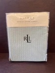 Ralph Lauren Premium Cotton Textured Weave Blanket Full/queen New In Package. Fixed Price $99.99.