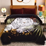 Jyk Flannel Fleece Blanket King Size 85 X 93 10 Lb Heavy Korean Style Mink. Fixed Price $126.65.