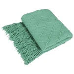 Knitted Throw For Couch Decorative Blanket With Fringe Acrylic Leisure Blanke.... Fixed Price $31.94.