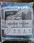 Berkshire Heated Throw Blanket & Home Company Luxury Weight 50X60 Navy. Fixed Price $54.99.