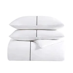 Vera Wang - King Duvet Cover Set, Luxury Cotton Sateen Bedding With Matching Sha. Fixed Price $152.60.