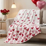 White Love Heart Painting Throw Blanket Soft Fuzzy Plush Flannel 50X60 Inch. Fixed Price $32.88.