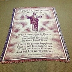 Dicksons When Come Home To Heaven Beth Stuckwisch Blanket Tapestry Throw 1998. Fixed Price $31.99.