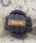 Bearaby Knotted Hugget Pillow Medium Asteroid Grey. Fixed Price $60.00.