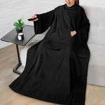Wearable Blanket With Sleeves Pocket Tv Throw Adult Women Warm Soft. Fixed Price $21.99.