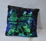 Idea Nuova Reversible Sequin Throw Pillow Square 17" X Decor Purple Green. Fixed Price $5.20.