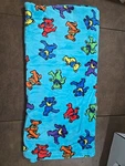 Grateful Dead Dancing Bears Fleece Blanket Throw Lightweight 50X60 Soft. Fixed Price $24.99.