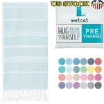 Oversized Turkish Beach Towel Quick Dry Lightweight Sand Free Travel Blanket New. Fixed Price $36.37.