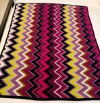 Missoni For Target Zig-zag Reversible Throw, Passione, 2011. Fixed Price $200.00.