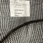 Nwt Ikea Aspsv Rmare Throw W/fringe, Black White 51" X 67". Fixed Price $24.99.