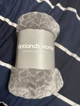 Kirklands Home Heavenly Chevron Throw Gray Blanket 50X60 Nwt. Fixed Price $17.00.