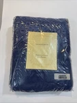 Highgate Manor Kensington Blue Cotton Light Lace Blanket Full/queen 90"X90". Fixed Price $45.00.