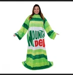 Snuggie Mtn Mountain Dew 71" X 54" Blanket W/ Sleeves Christmas 2023 New Rare. Fixed Price $33.29.