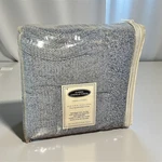 Brentwood Originals Classic Chenille Throw Blanket W/fringe Marine Blue 40"X58". Fixed Price $27.99.