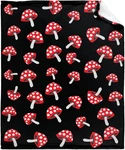 Thuswarm Cute Red Mushroom Flannel Blanket For Autumn Winter Gifts Cozy Sof. Fixed Price $29.04.