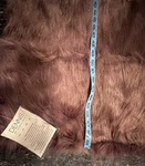 Dennis Basso Home Faux Fur Throw Blanket Camel Mauve Color 60 50 Nwt. Fixed Price $71.99.