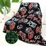 Aisde Glow In The Dark Blanket Gamer Gifts For Boys Kids Boyfriend Video Game.... Fixed Price $24.27.