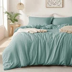 Mildly Duvet Cover King Size - Super Soft Seafoam Blue Set 3 Pieces. Fixed Price $56.89.