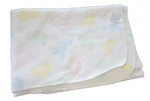 Martha Stewart Everyday Fleece Baby Blanket Animals Multicolored Retro 46"X34". Fixed Price $49.99.