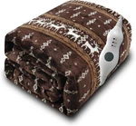 Gintao Electric Heated Blanket Throw,double Flannel With Brown. Fixed Price $35.35.