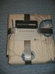 Madison Park Oversized Quilted Throw Blanket Sea Shells Starfish Beach Nautical. Fixed Price $34.99.