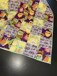 Owl Quilt 45X35 Baby Crib Child Unisex Colorful Bright Handmade Blanket Soft. Fixed Price $37.99.