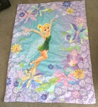 Disney Tinkerbell Woven Throw Blanket Comforter 41 X 50 Lavender Floral. Fixed Price $14.97.