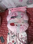 Juicy Couture Plush Throw & Pillow Set Bow Cherry Pink 60X70IN 16X16IN. Fixed Price $75.00.