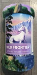 Wild Frontier Unicorn Plush Throw Blanket 50"X60" New. Fixed Price $18.99.